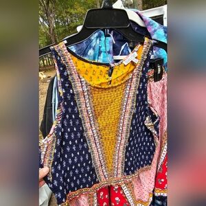 Multicolor Sleeveless Top